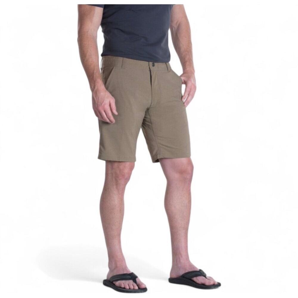KUHL Shift Amphibia Khaki Tan Performance Shorts Men’s 34